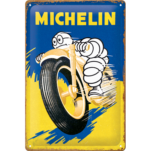 Motorcycle Bibendum - Metal Sign Board