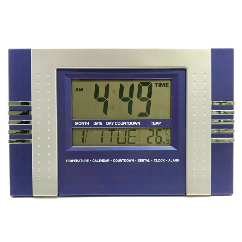 Multi-Functional Digital Tabletop Clock - Available in 2 Colors