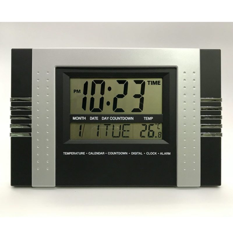 Multi-Functional Digital Tabletop Clock - Available in 2 Colors