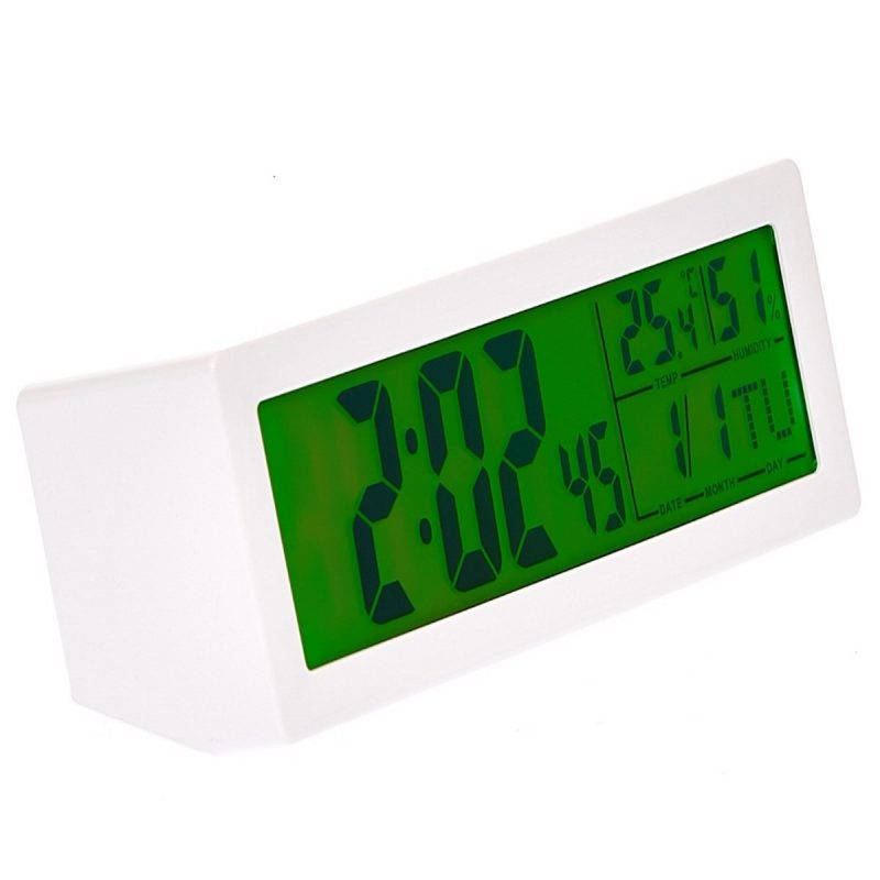 Multi-Functional LCD Table Clock - Available in 2 Colors