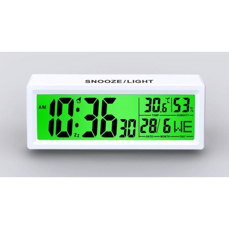 Multi-Functional LCD Table Clock - Available in 2 Colors