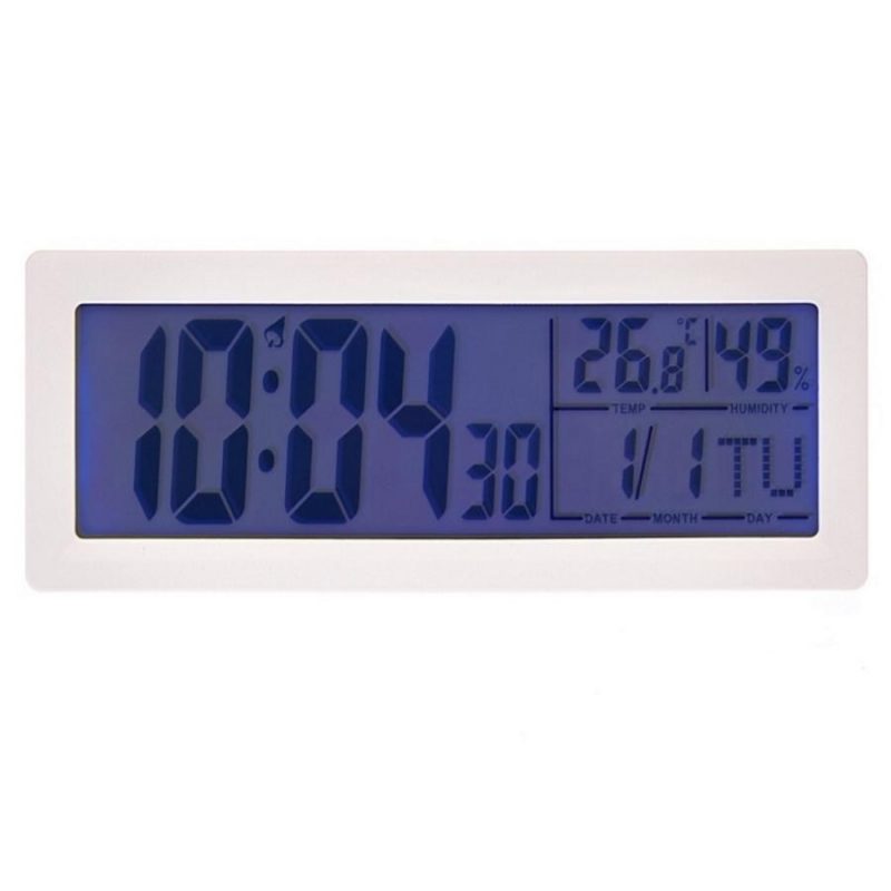 Multi-Functional LCD Table Clock - Available in 2 Colors