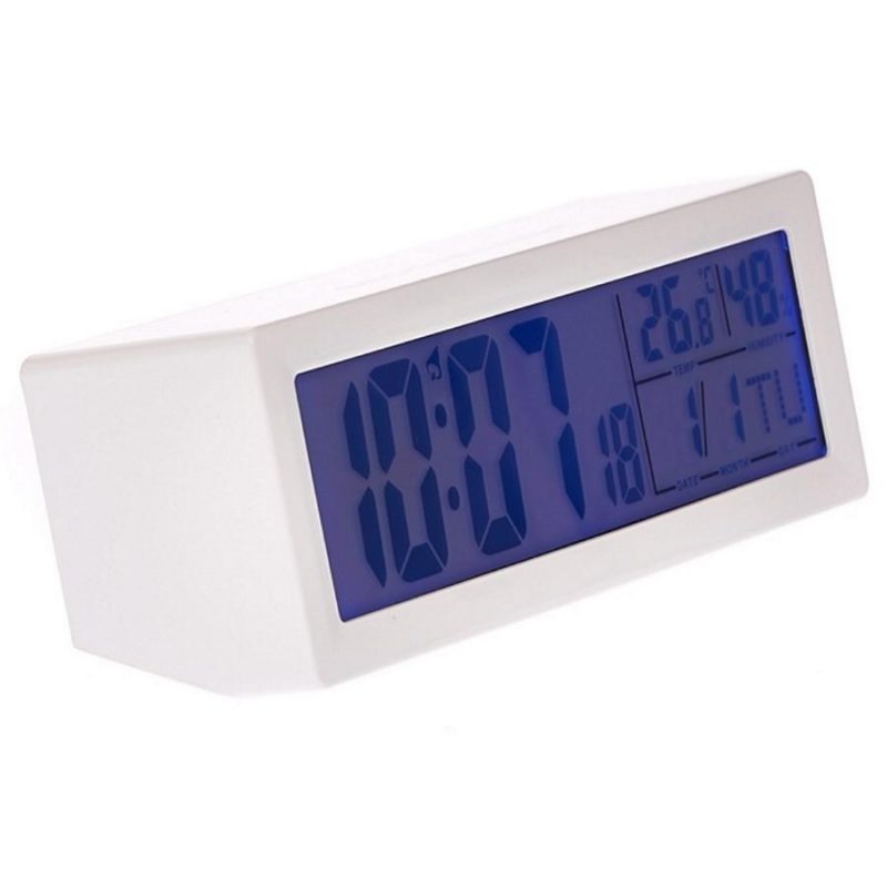 Multi-Functional LCD Table Clock - Available in 2 Colors