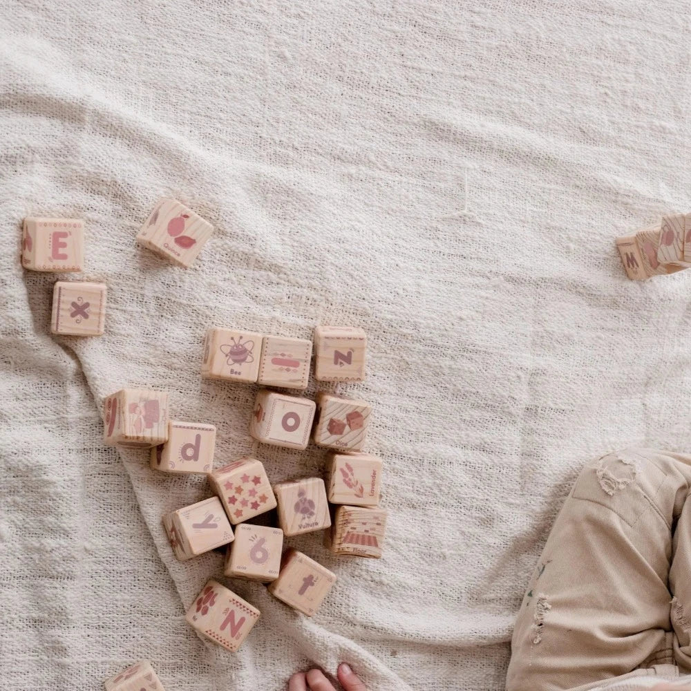 Multifaceted 30 Alphabet Blocks