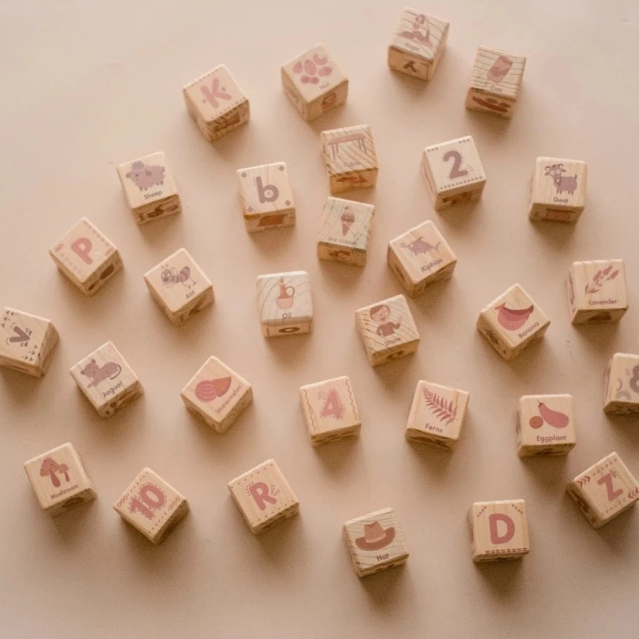 Multifaceted 30 Alphabet Blocks