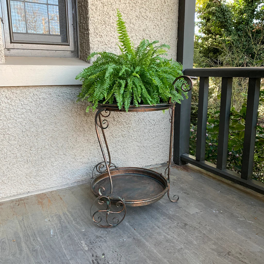 Multipurpose Bronze Metal Trolley