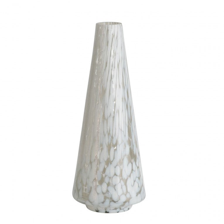 Murano-Style Glacier Tree Vase