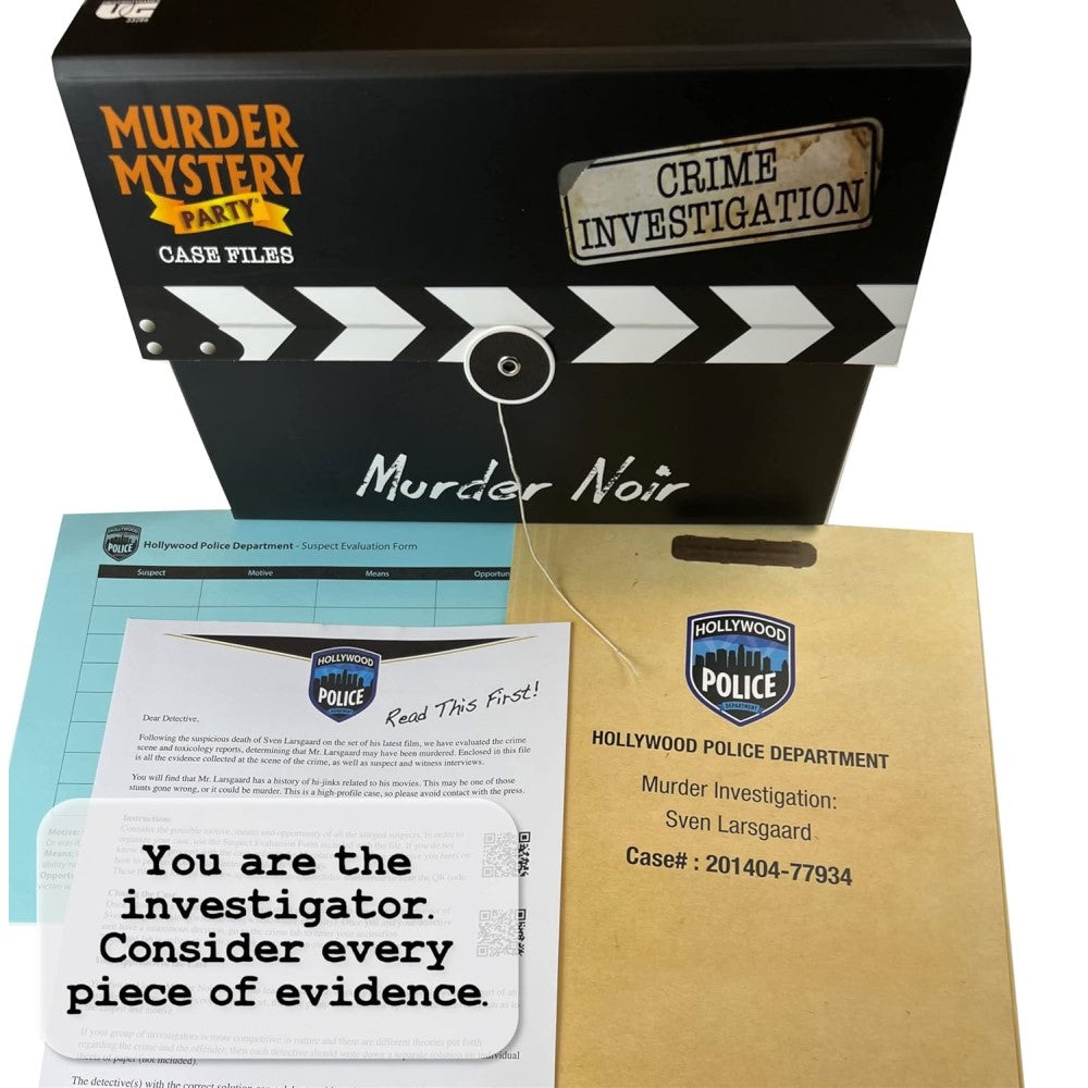 Murder Mystery Party - Case Files: Murder Noir