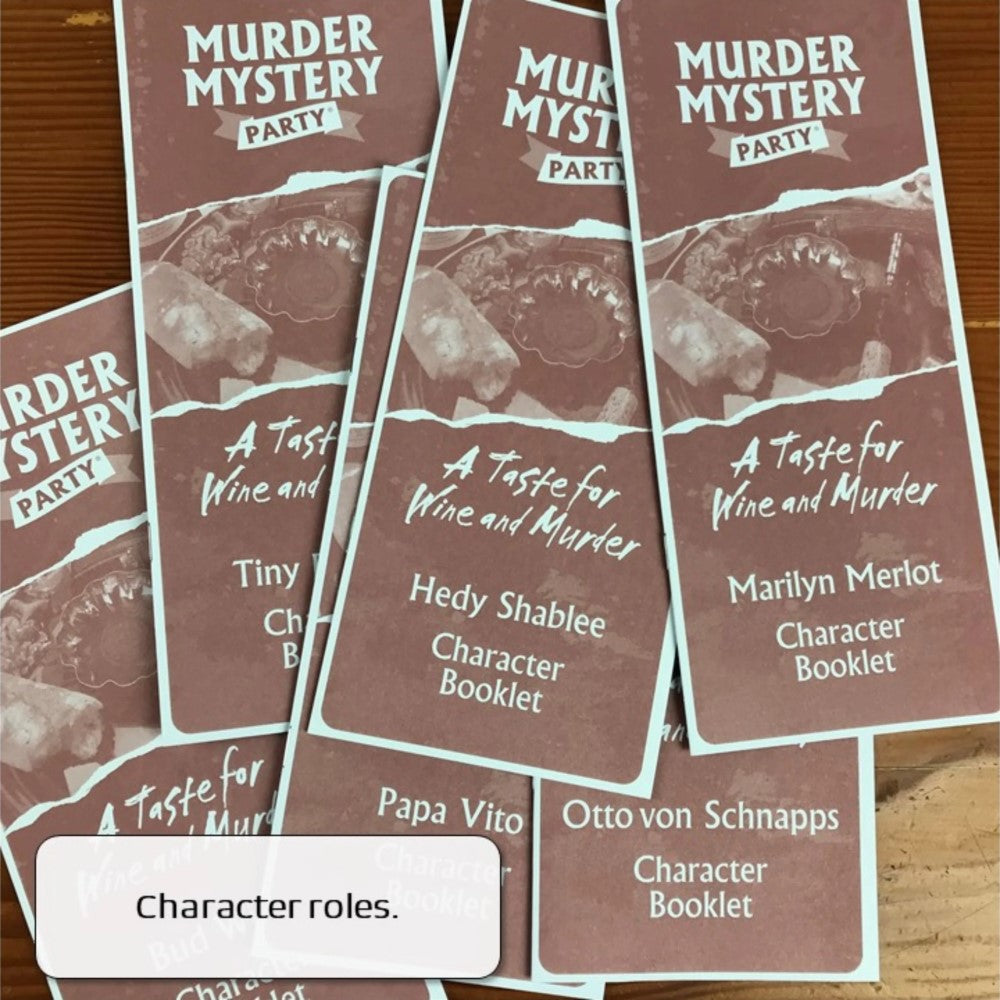 Murder Mystery Party - Case Files: A Taste For Wine And Murder