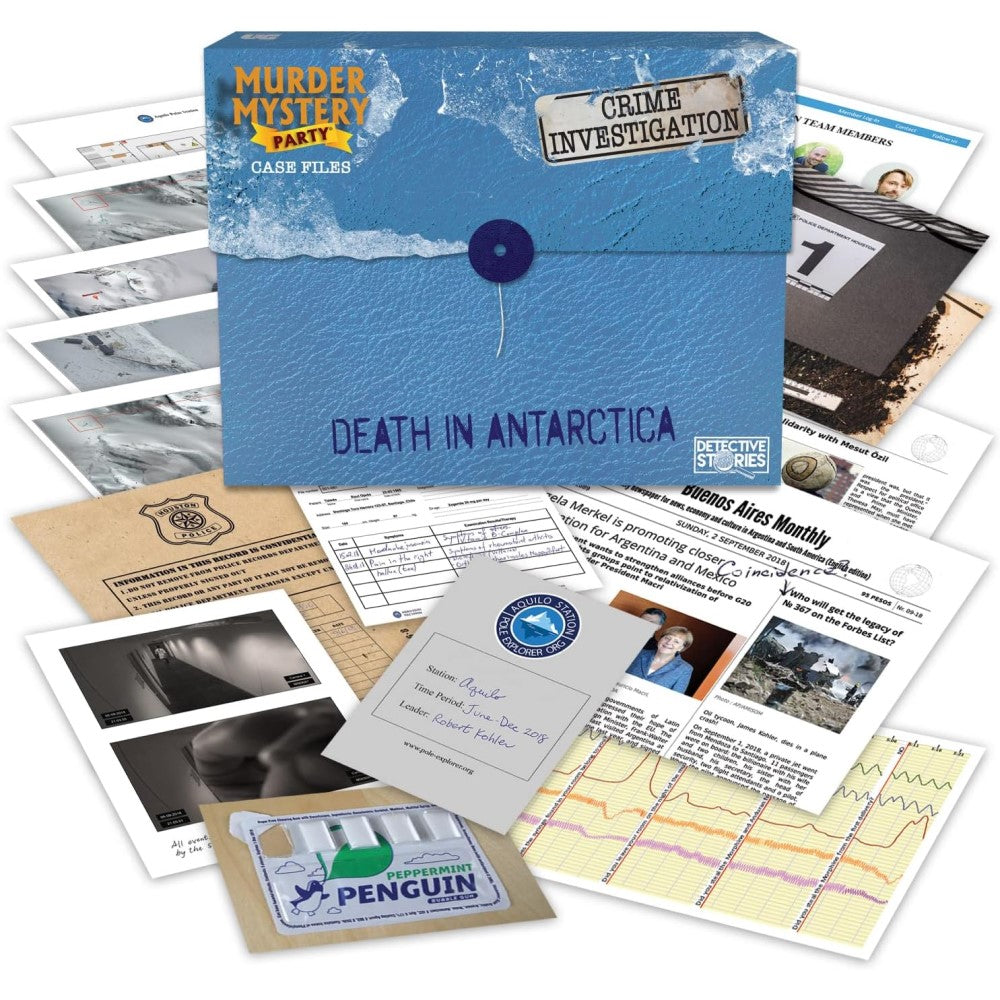 Murder Mystery Party - Case Files: Death In Antarctica