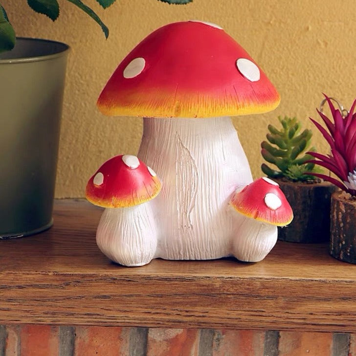 Mushroom Resin Garden Decor