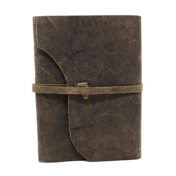 Mystique Manuscript Leather Journal with Belt Lock