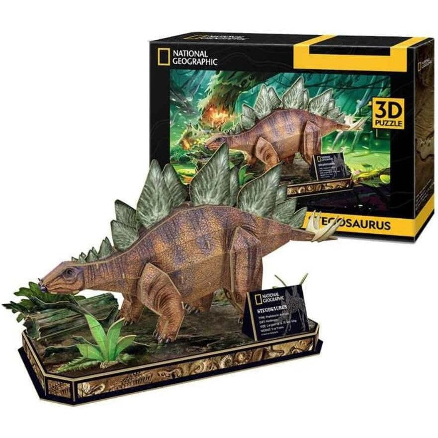 National Geographic 3D Puzzle 52 Pieces Stegosaurus