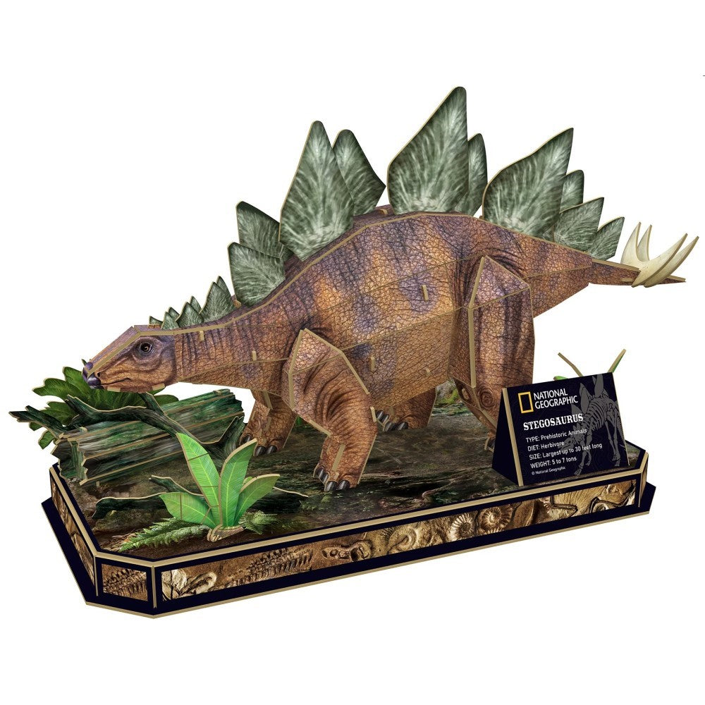 National Geographic 3D Puzzle 52 Pieces Stegosaurus