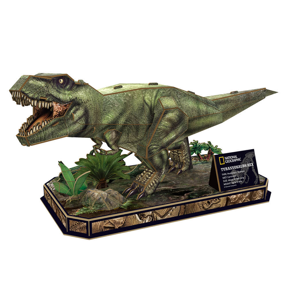 National Geographic 3D Puzzle 52 Pieces Tyrannosaurus Rex