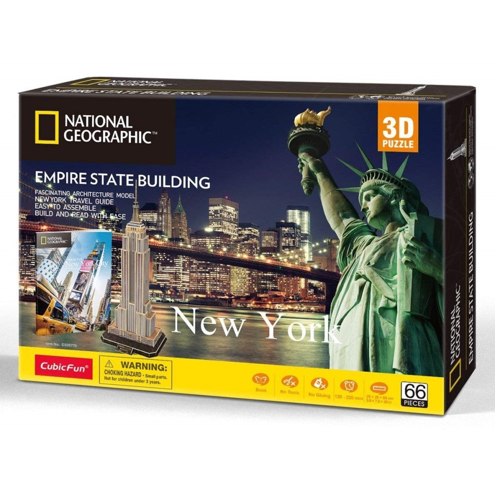 National Geographic 3D Puzzle 66 Pieces New York Empire State Building