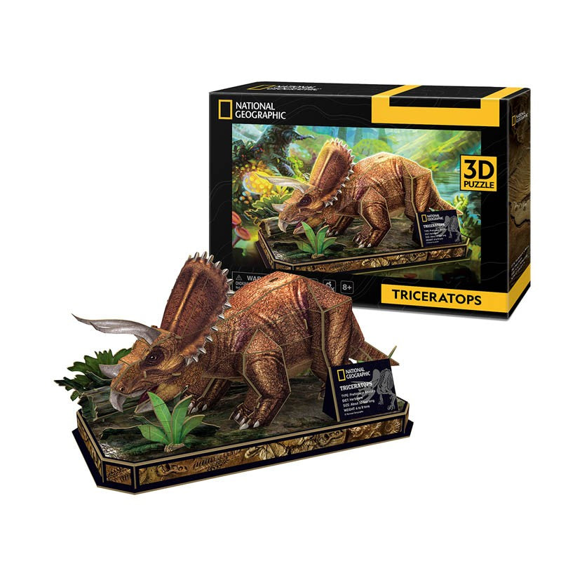 National Geographic 3D Puzzle 44 Pieces Triceratops