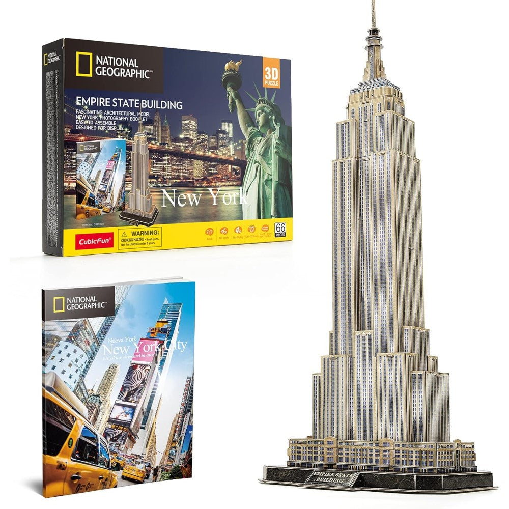 National Geographic 3D Puzzle 66 Pieces New York Empire State Building