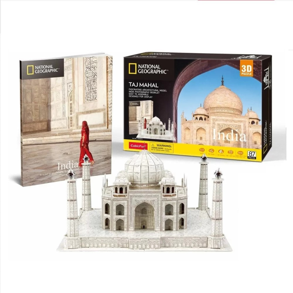 National Geographic 3D Puzzle 87 Pieces India Taj Mahal