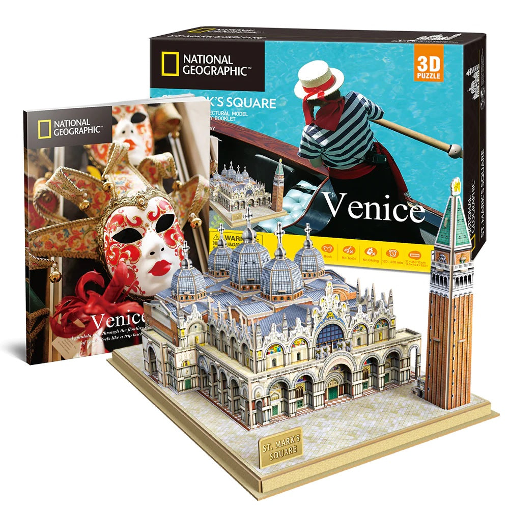 National Geographic 3D Puzzle 107 Pieces Venice St Mark's Square