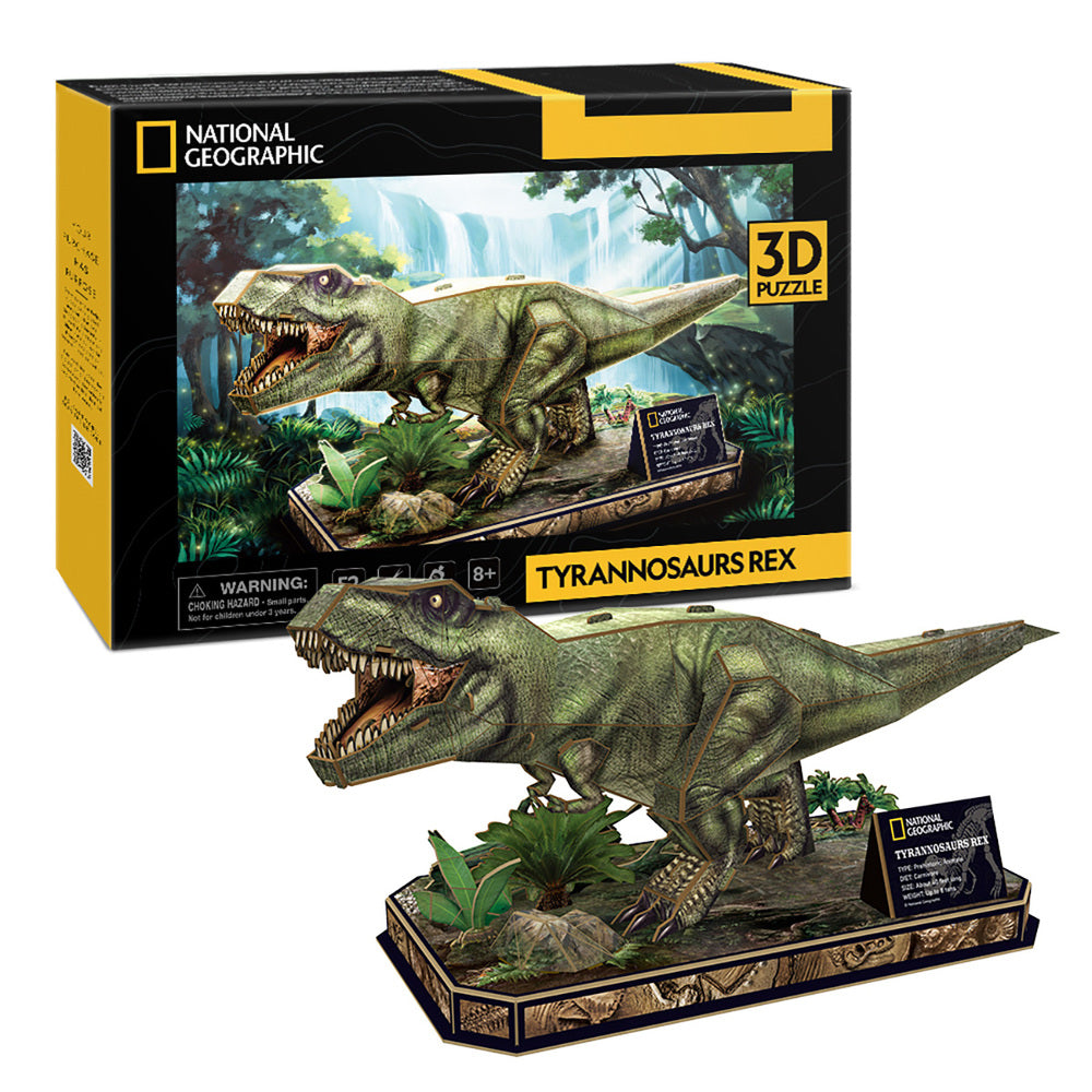 National Geographic 3D Puzzle 52 Pieces Tyrannosaurus Rex