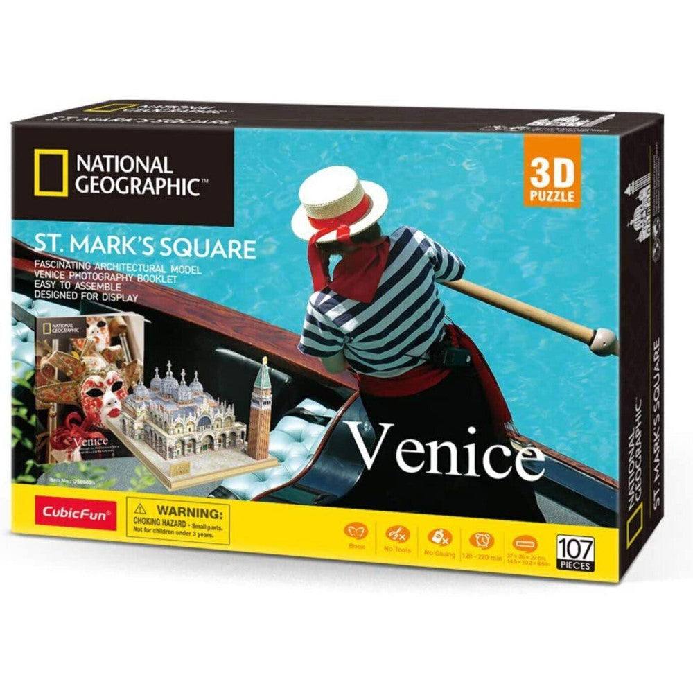 National Geographic 3D Puzzle 107 Pieces Venice St Mark's Square