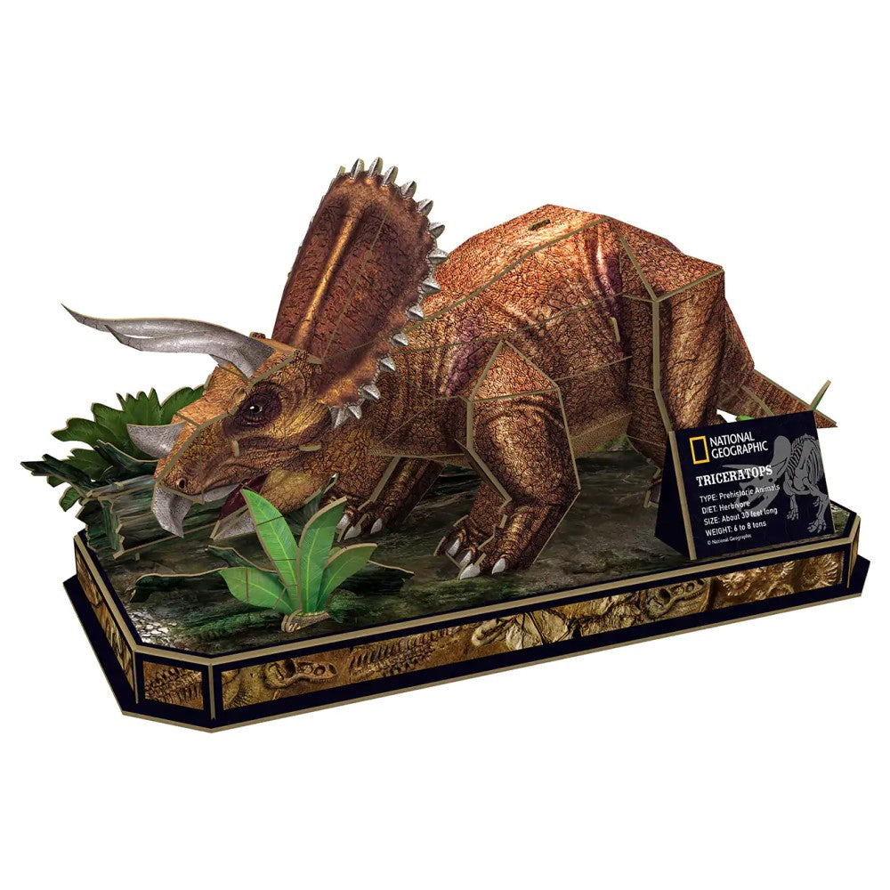 National Geographic 3D Puzzle 44 Pieces Triceratops