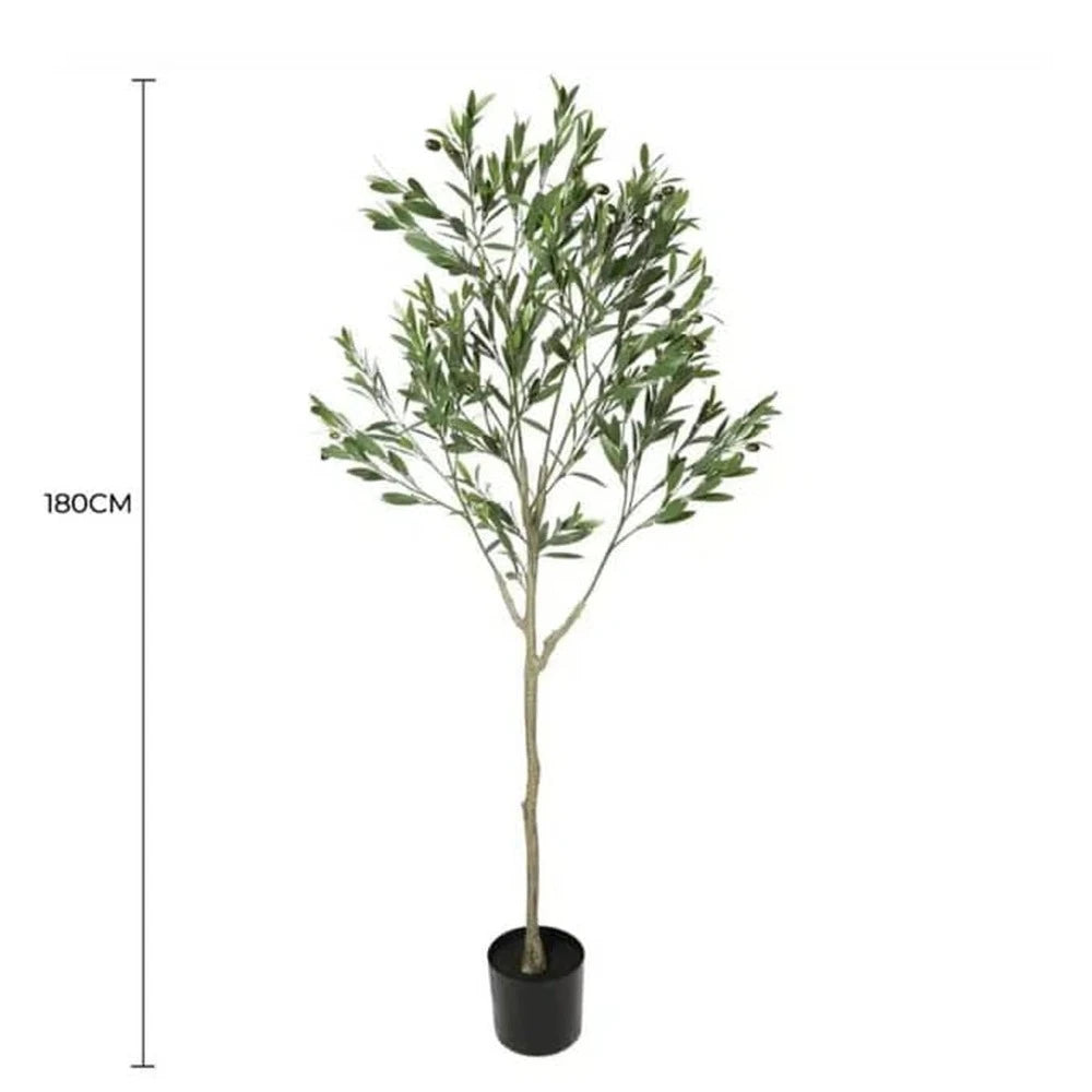 Natural Artificial Olive Tree UV Resistant 180cm