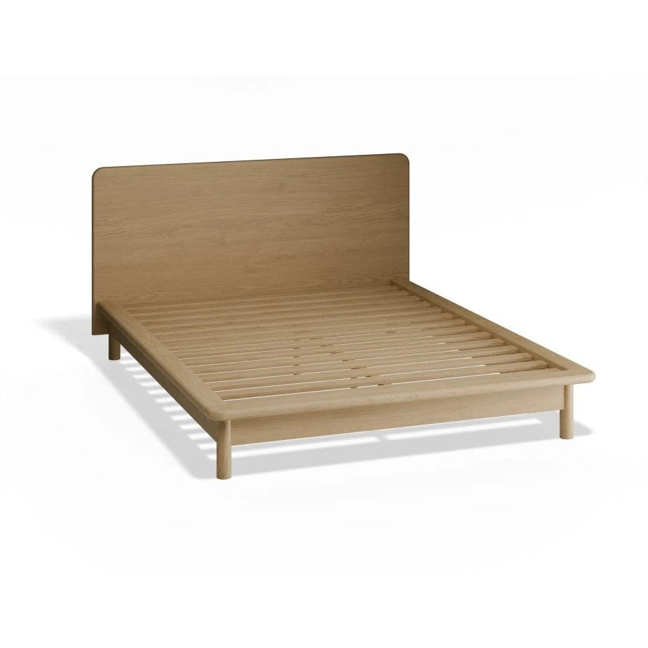 Natural Beauty Nordica Solid Oak Bed Frame - Queen