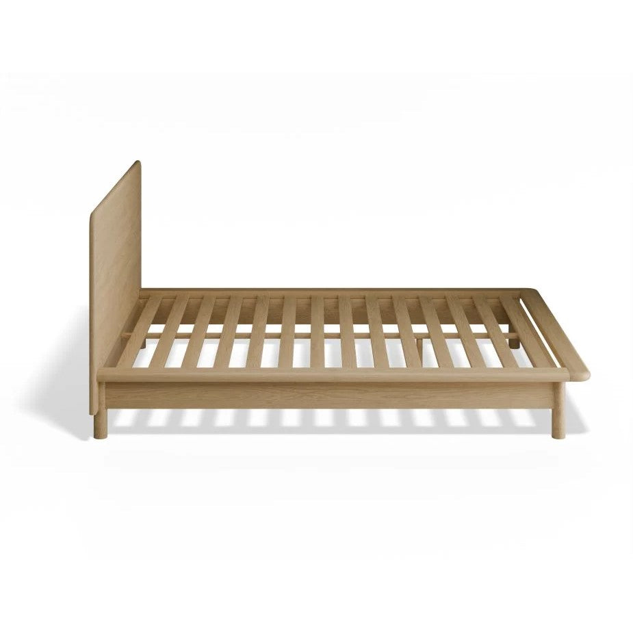 Natural Beauty Nordica Solid Oak Bed Frame - Queen