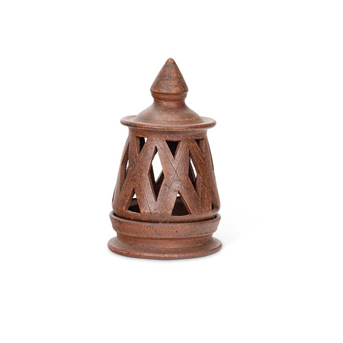 Natural Brown Terracotta Conical Lantern