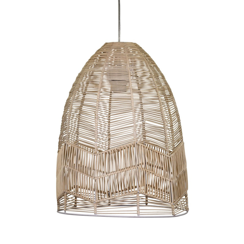 Natural Cane Shade Ceiling Light (Available in 3 Colors)