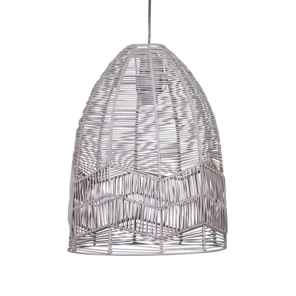 Natural Cane Shade Ceiling Light (Available in 3 Colors)