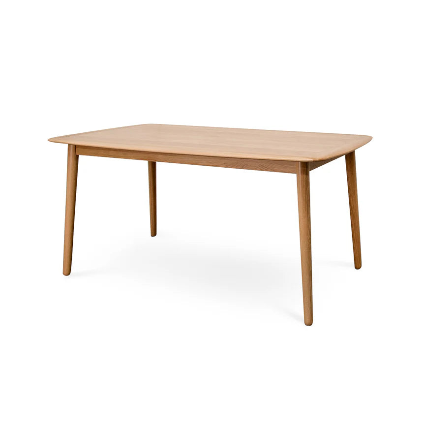 Natural Grain Oak Fix Dining Table 160cms