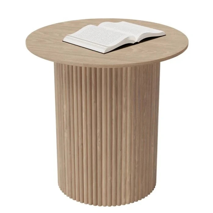 Natural Maple Side Table 45cms