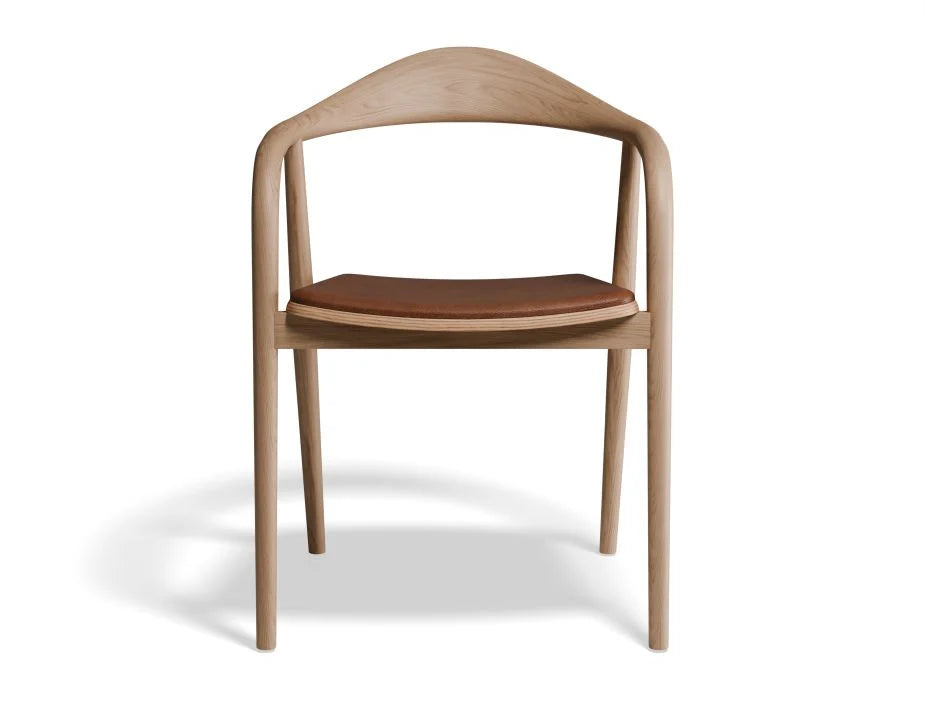 Natural Maple with Pad Dining Chair (Available in 4 Colors)