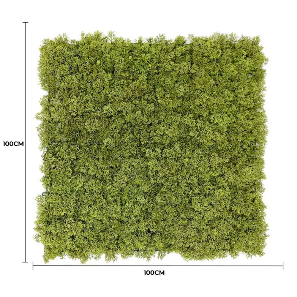 Natural Moss Panel UV Resistant 1m x 1m