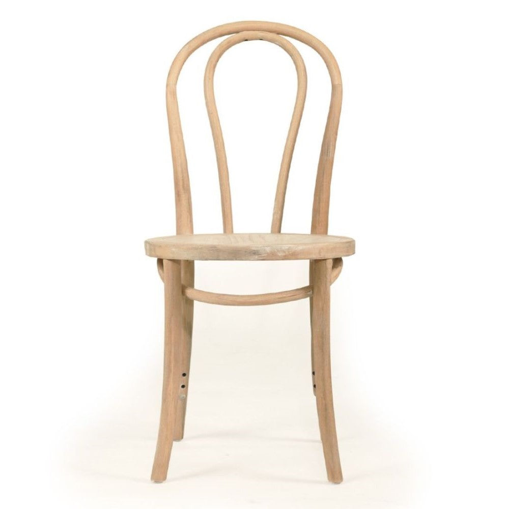 Natural Weathered Oak Finish Dining Chair