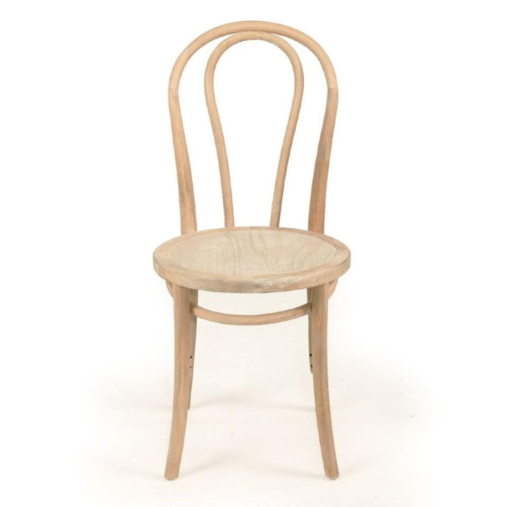 Natural Weathered Oak Finish Dining Chair