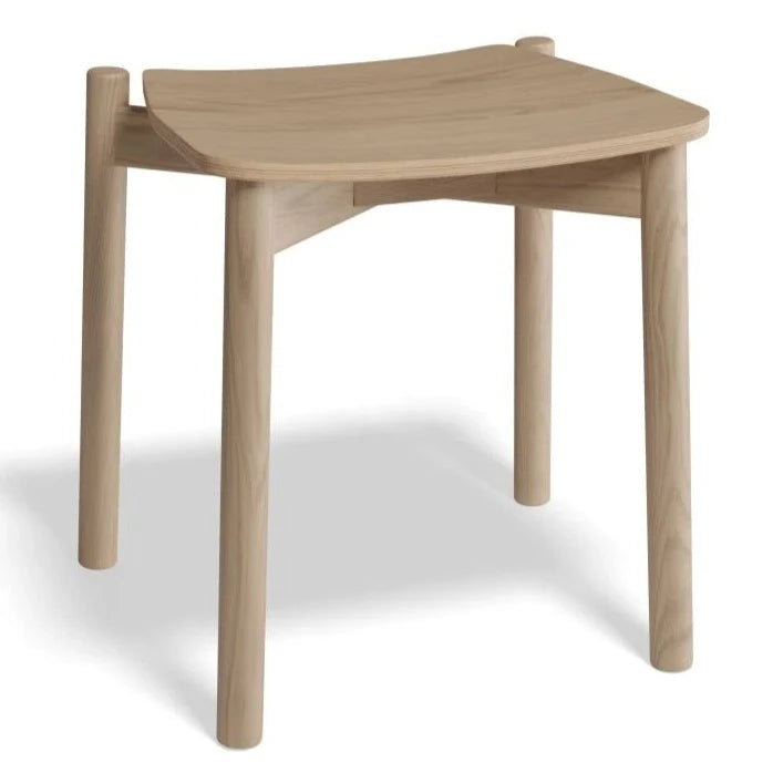 Natural Wooden Low Stool 45cms