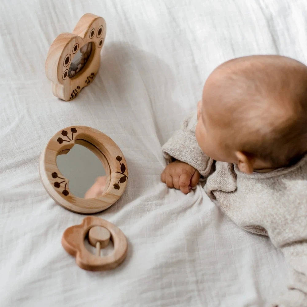 Nature Beauty Wooden Toy Rattle