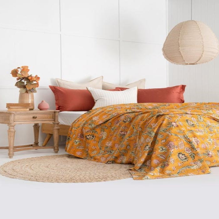 Nature Indoors with our Leaf Inspired Doona-Yellow