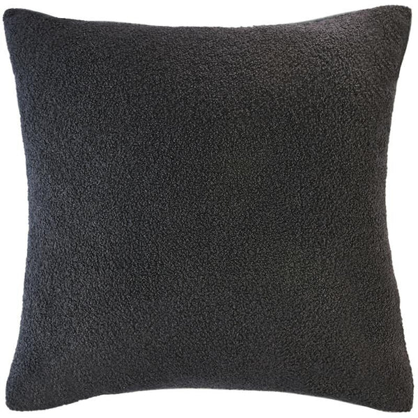 Navy Blue Boucle Cushion with Feather Insert - 60x60cms