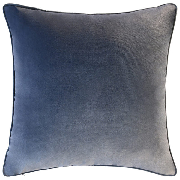 Navy Blue Boucle Cushion with Feather Insert - 60x60cms