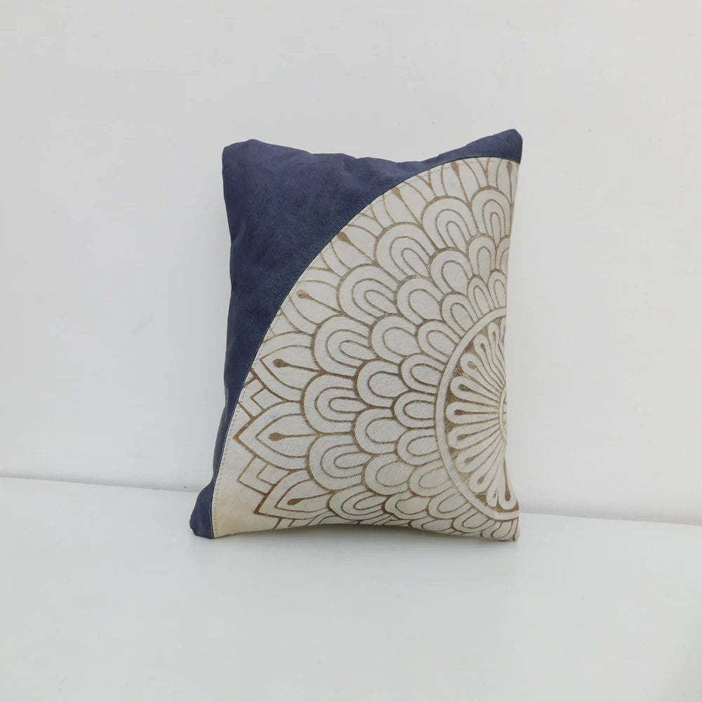 Navy Floral Inspired Cushion Cover 40 x 40cms