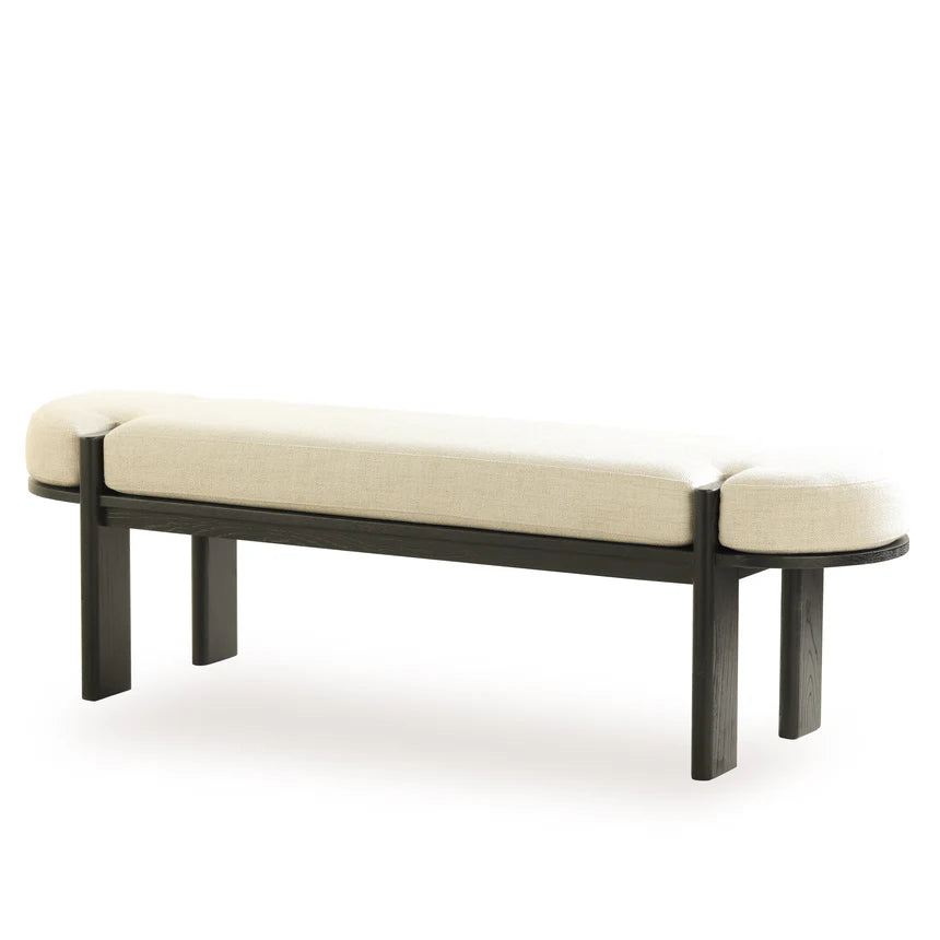 New Elm Bench 160cms - Natural Linen