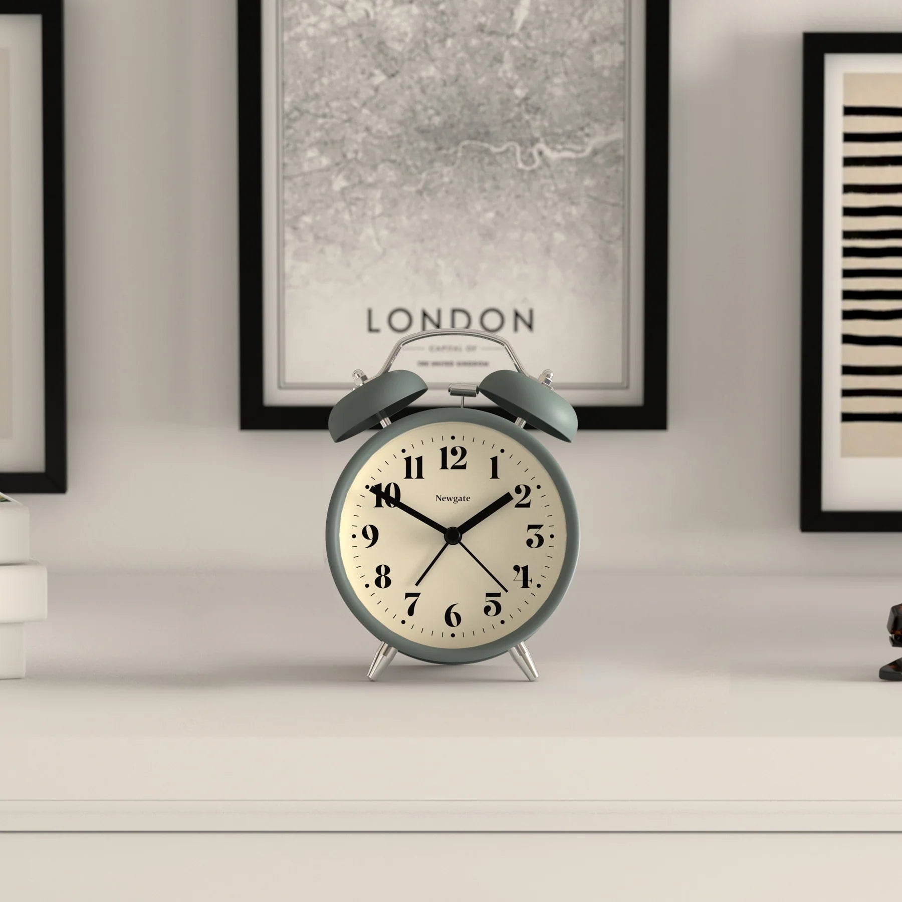 Newgate Charlie Bell Alarm Clock - Available in 3 Colors