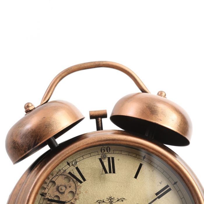 Newton Bell Exposed Gear Movement Bedside Clock