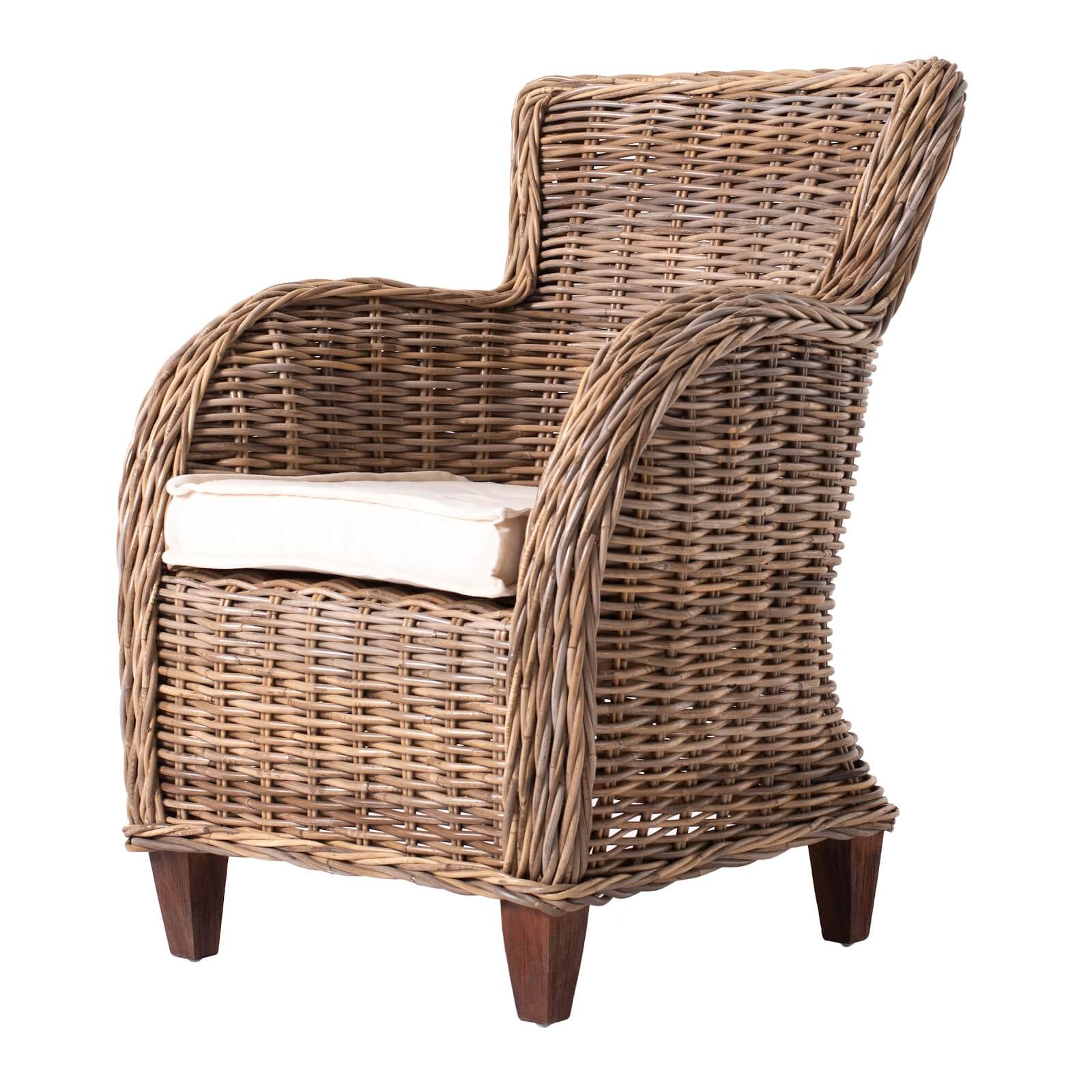 Noble Woven Rattan Armchair Medium (Set of 2)