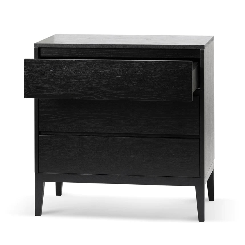 Nocturnal Nook Bedside Table - Black